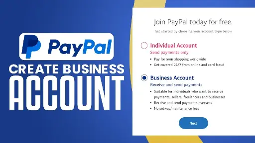Paypal Business bank account application